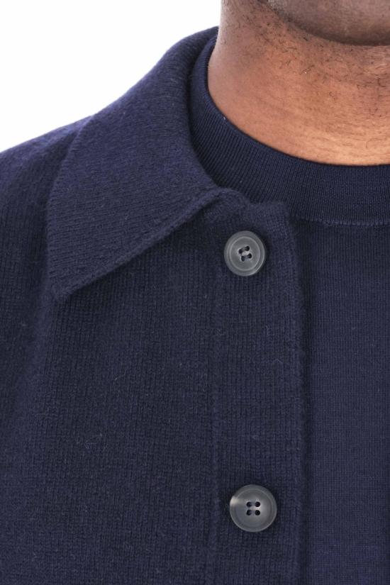25FW 아페쎄 니트웨어 WOASB M03237DARK NAVY Black - A.P.C.