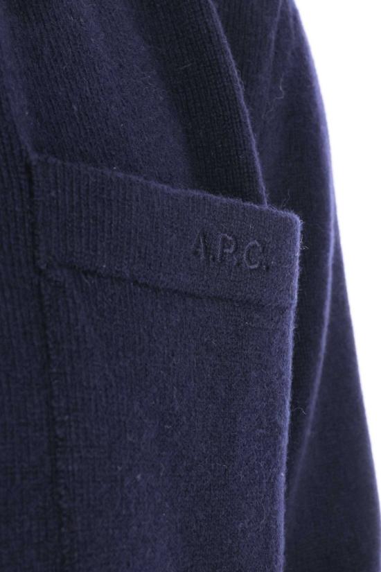 25FW 아페쎄 니트웨어 WOASB M03237DARK NAVY Black - A.P.C.