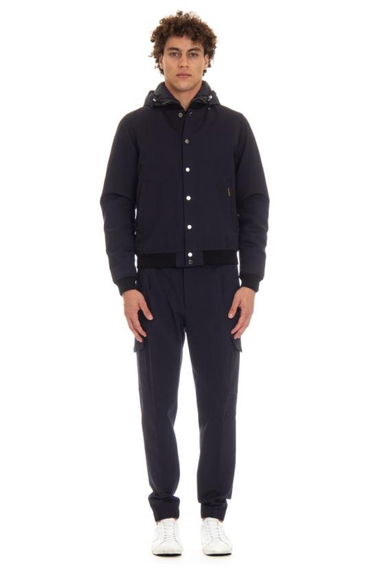  무레르 CALLUM-TZ 칼럼 구스 다운 봄버 자켓 CALLUM TZDARK BLU Black