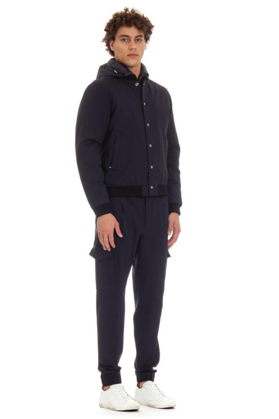  무레르 CALLUM-TZ 칼럼 구스 다운 봄버 자켓 CALLUM TZDARK BLU Black - MOORER