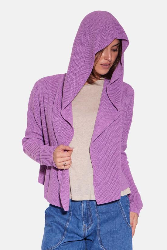  블루&크림 가디건 9264BL 508 PURPLE
