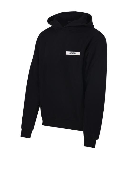 26FW 자크뮈스 그로그랭 후드 티셔츠 HOM00247AJ00126 990 BLACK - JACQUEMUS