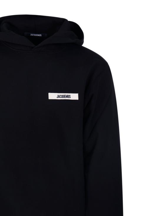 26FW 자크뮈스 그로그랭 후드 티셔츠 HOM00247AJ00126 990 BLACK - JACQUEMUS