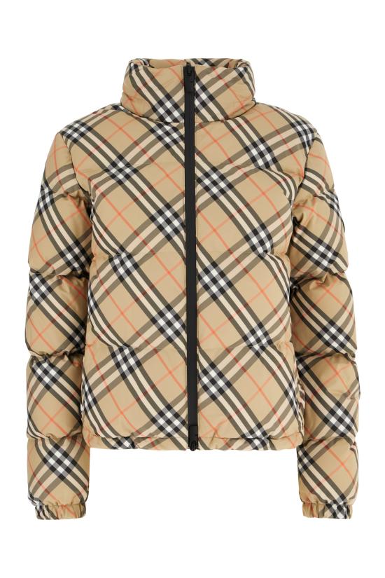 26FW 버버리 체크 다운 패딩 8110249 B9368 SAND IP CHECK