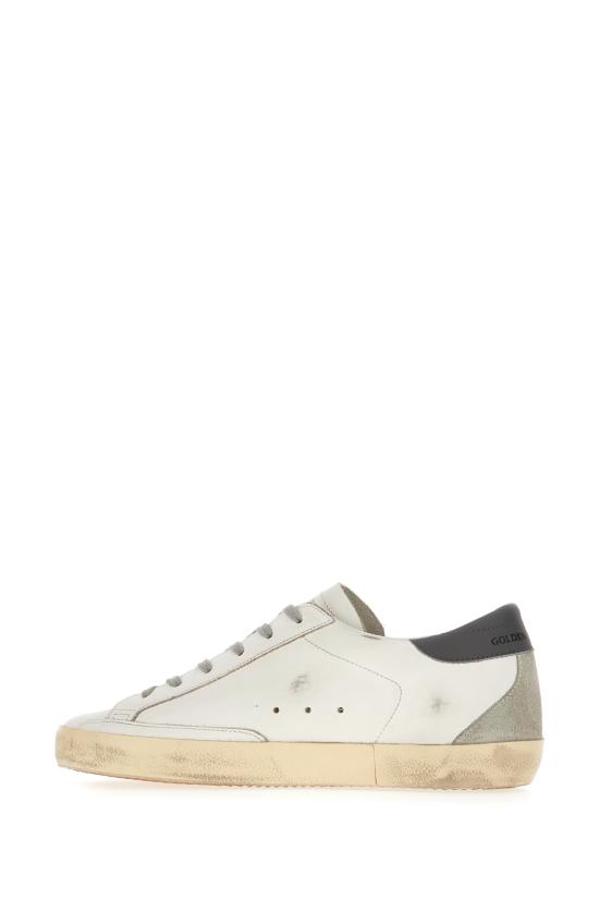 26FW 골든구스 스웨이드 스타 슈퍼스타 클래식 스니커즈 GWF00102F006113 11915 WHITE ICE DARK GRAY - GOLDEN GOOSE