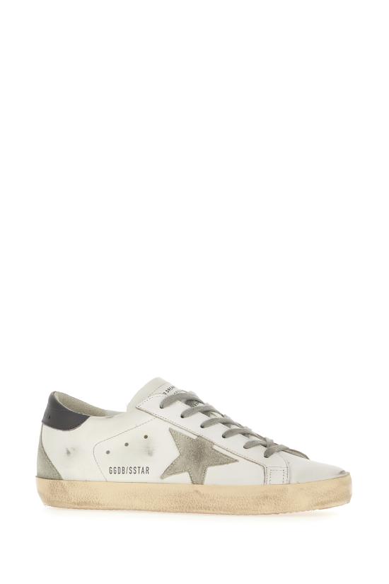 26FW 골든구스 스웨이드 스타 슈퍼스타 클래식 스니커즈 GWF00102F006113 11915 WHITE ICE DARK GRAY - GOLDEN GOOSE