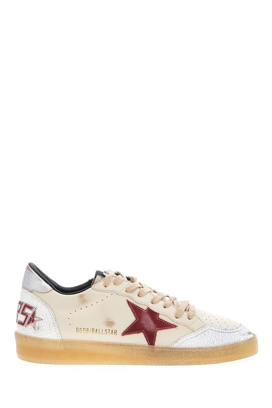 26FW 골든구스 스니커즈 GMF00117F008742 15987 BEIGE WHITE RED SILVER