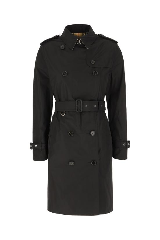 26FW 버버리 미드 렝스 라이트 켄징턴 트렌치코트 8069666 A1189 BLACK