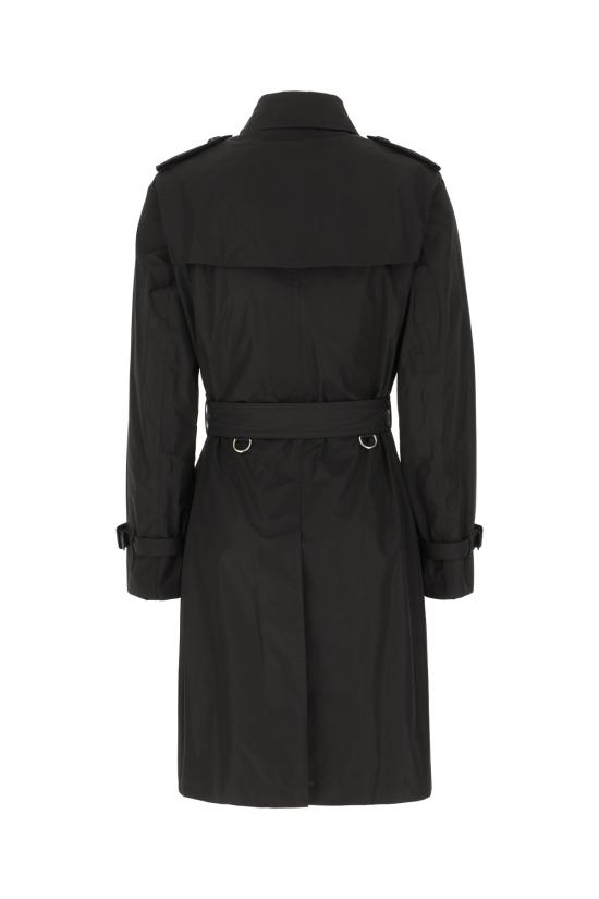 26FW 버버리 미드 렝스 라이트 켄징턴 트렌치코트 8069666 A1189 BLACK - BURBERRY