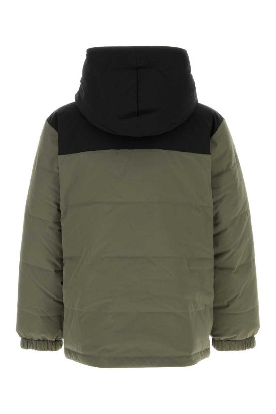  아페쎄 숏패딩 A.P.C. 세이지 그린 스트레치 폴리에스터 양면 패딩 재킷 밀리터리누아르 - A.P.C.