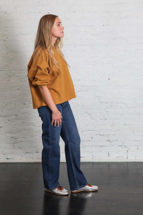  레이첼 코미 스웨터 폰드 스웨트셔츠 카멜 - RACHEL COMEY