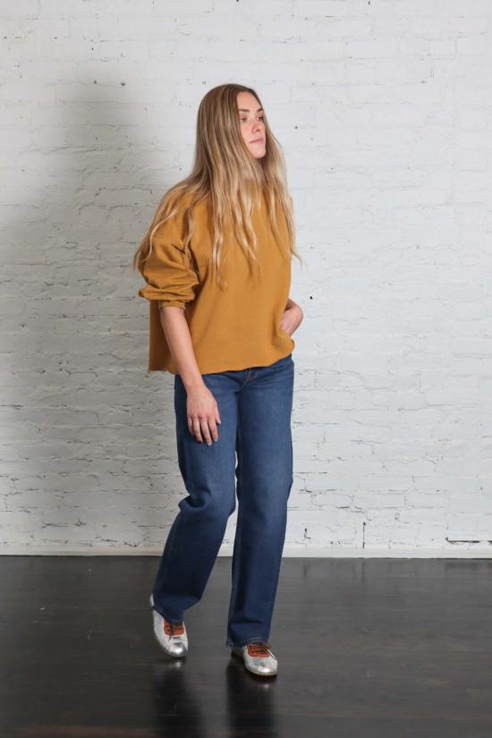  레이첼 코미 스웨터 폰드 스웨트셔츠 카멜 - RACHEL COMEY