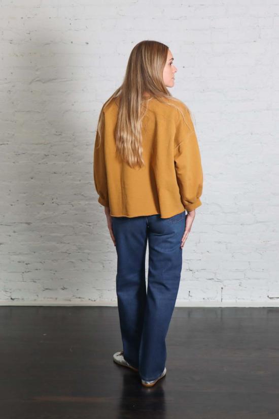  레이첼 코미 스웨터 폰드 스웨트셔츠 카멜 - RACHEL COMEY