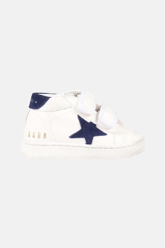  [키즈] 골든구스 JUNE 준 벨크로 스니커즈 GJF00386 F003322 10357 WHITE DARK BLUE SUEDE STAR