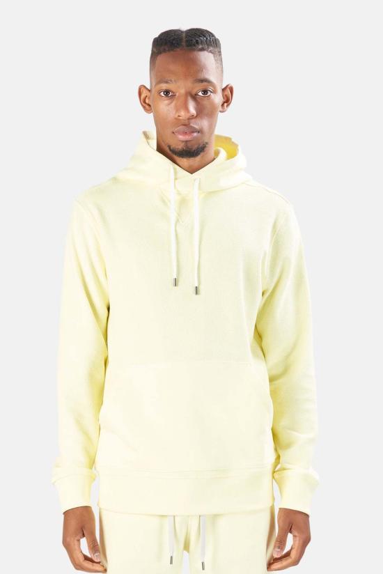  블루&크림 후드 티셔츠 FW21WV BC16T YELLOW