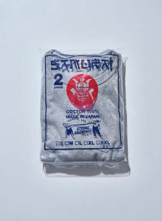  사무라이 진스 반팔 티셔츠 사무라이 진 크루넥 티셔츠 2팩 (무지) - SAMURAI JEANS