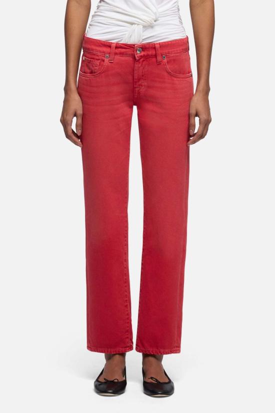  세븐포올맨카인드 데님 팬츠 7 For All Mankind Low Cigarette Pants Flame - 7 FOR ALL MANKIND