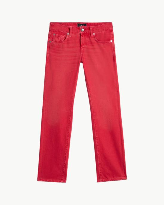  세븐포올맨카인드 데님 팬츠 7 For All Mankind Low Cigarette Pants Flame
