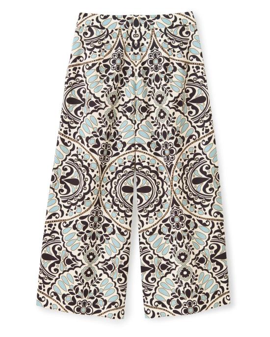  카르톨리나 팔라초 팬츠 Cartolina Salida Culotte 팬츠 Flor Medallion