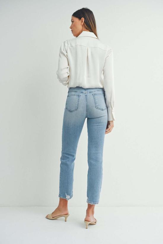  저스트 블랙 데님 데님 팬츠 BP455J WHITE - JUST BLACK DENIM