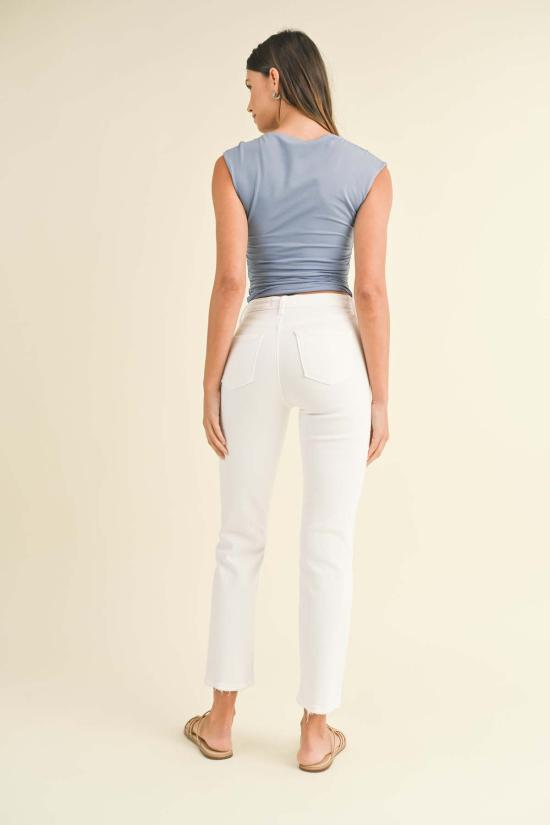  저스트 블랙 데님 데님 팬츠 BP455J WHITE - JUST BLACK DENIM