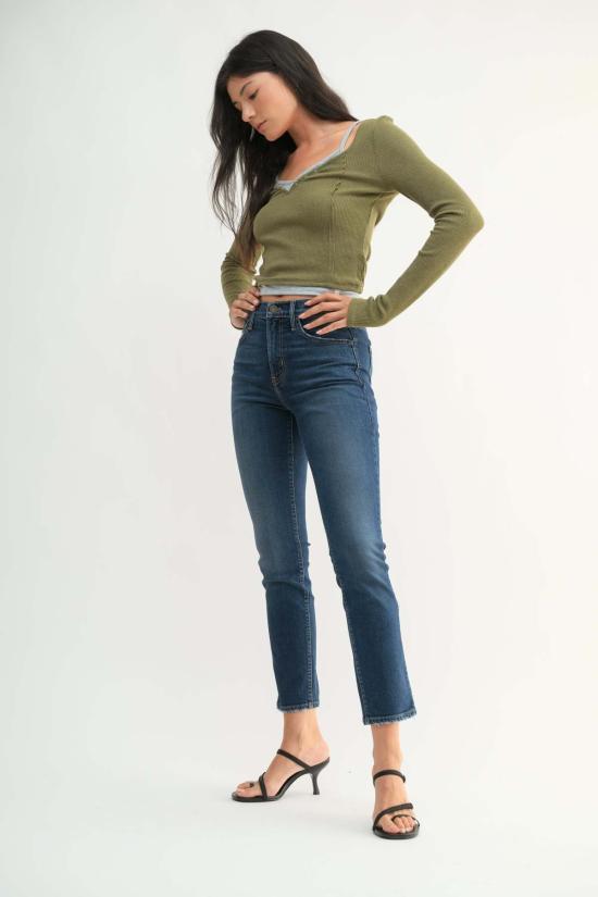  저스트 블랙 데님 데님 팬츠 BP481J BLUE - JUST BLACK DENIM