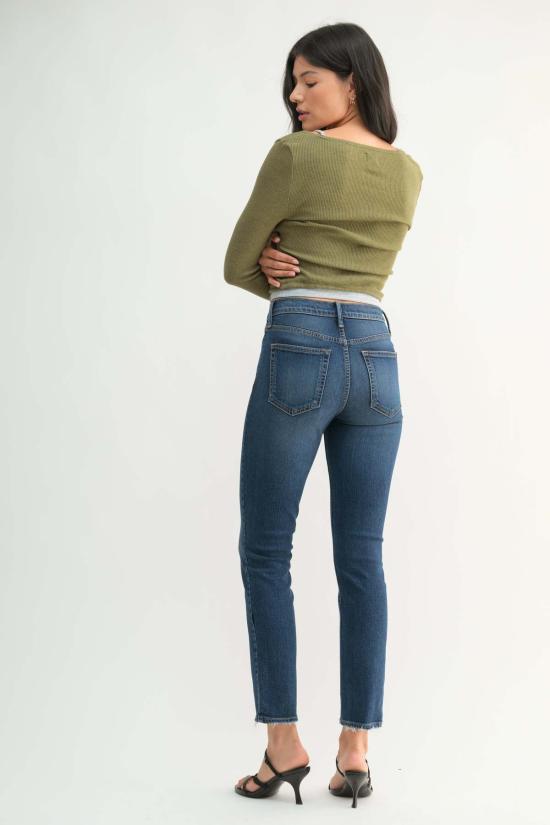 저스트 블랙 데님 데님 팬츠 BP481J BLUE - JUST BLACK DENIM