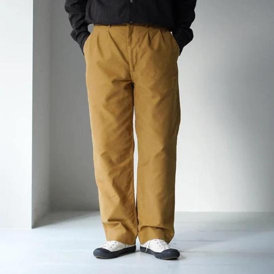  FOB Factory 스트레이트 팬츠 포브 팩토리 몰스킨 바지 카키색 - OTHER BRANDS