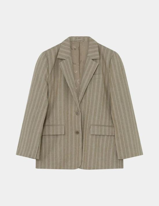  Day Birger et Mikkelsen 수트 자켓 Day Birger Et Mikkelsen 도리스 블레이저 리넨 스레드 트리 하우스 - OTHER BRANDS