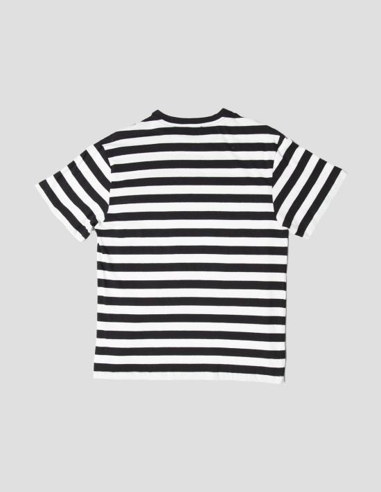  카파티드 뉴욕 반팔 티셔츠 Kapatid NYC 스트라이프 티셔츠 에크루/블랙 - KAPATID NYC