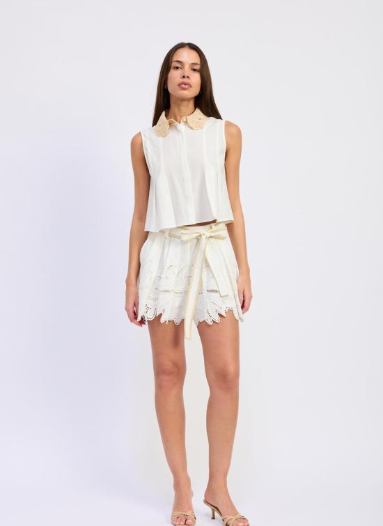  앙 세종 숏팬츠 En Saison Anna Shorts - EN SAISON