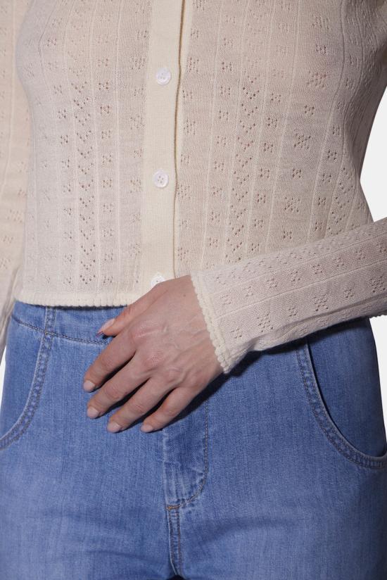  더 타일 클럽 가디건 W25 010 CREAM - THE TILE CLUB