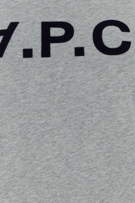 아페쎄 반팔 티셔츠 A.P.C. 유기농 면 티셔츠 멜란지 그레이 - A.P.C.