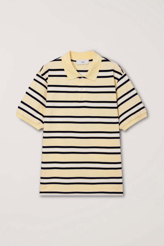  던스트 폴로 티셔츠 UDTS6B121Y1 LEMON STRIPE