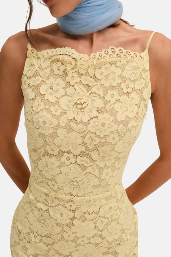  포러브앤레몬스 숏 원피스 CD3738 SU25 YELLOW XS - FOR LOVE & LEMONS