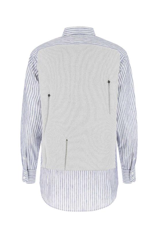  마르지엘라 셔츠 메종  자수 코튼 벤드 셔츠 524 F - MAISON MARGIELA