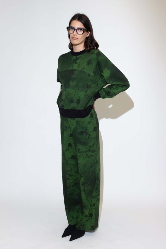  언타이틀드 인 모션 스트레이트 팬츠 무제 In Motion Gaia Sweatpant Faskomilo/Green - UNTITLED IN MOTION
