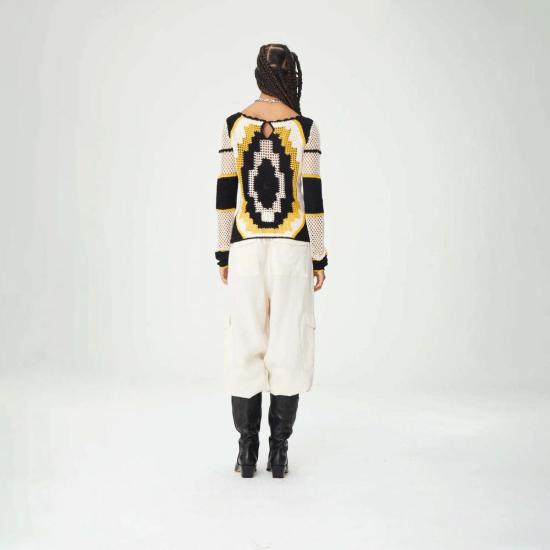  마리아 셰르 긴팔 티셔츠 Maria Cher Cafayate Anaclara 탑 믹스 1 - MARIA CHER