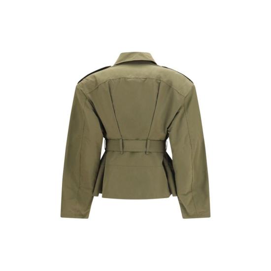26FW 알렉산더 맥퀸 자켓 투톤 코튼 풀랭스 재킷 - ALEXANDER MCQUEEN