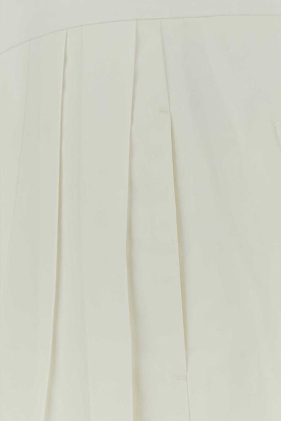  질샌더 수트 팬츠 질 샌더 코튼 블렌드 실크 팬츠 라떼 - JIL SANDER