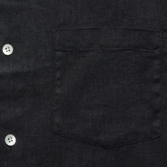  포르투기스플란넬 반팔 셔츠 포르투갈 플란넬 리넨 캠프 칼라 셔츠 - PORTUGUESE FLANNEL