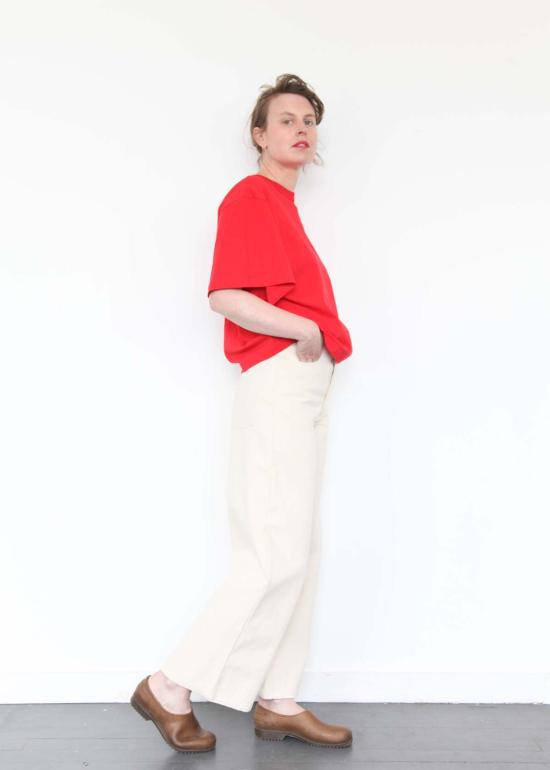  코우토우 스트레이트 팬츠 세일러 진 에크루 데님 - KOWTOW