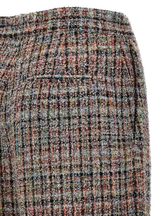  미소니 팔라초 팬츠 Missoni Bouclé 울 블렌드  멀티컬러 - MISSONI