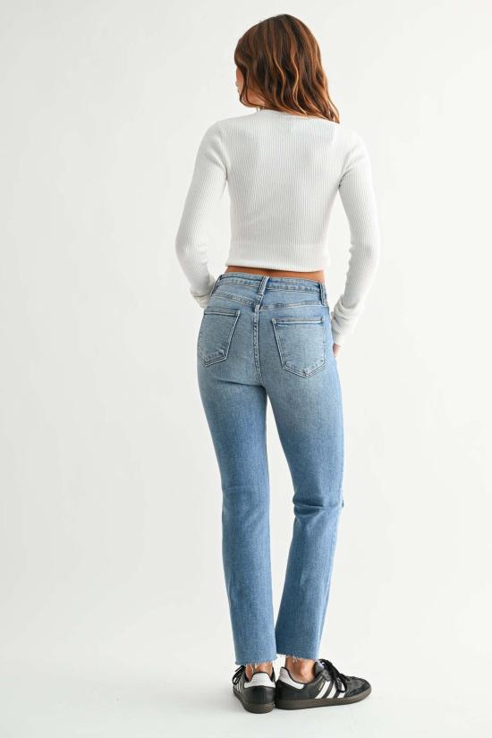  저스트 블랙 데님 데님 팬츠 BP361J WHITE - JUST BLACK DENIM