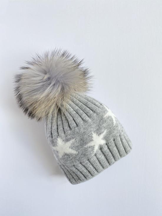  이퀘이션 비니 Equation Starry Hat 헤더 그레이/화이트 스타