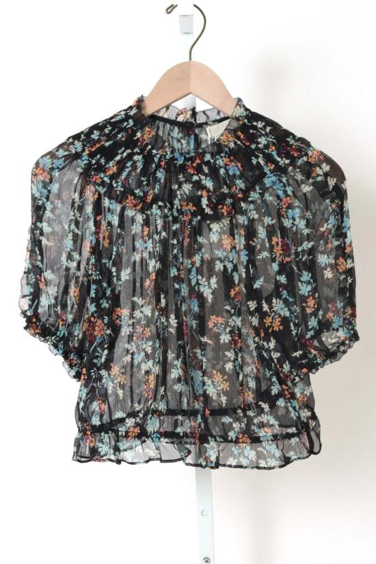  울라 존슨 블라우스 Ulla Johnson Solenne Ss 실크 탑
