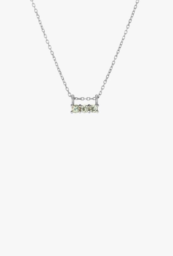  제니 권 디자인스 목걸이/팬던트 제니 권 디자인 그린 사파이어 3S 네크리스 - JENNIE KWON DESIGNS