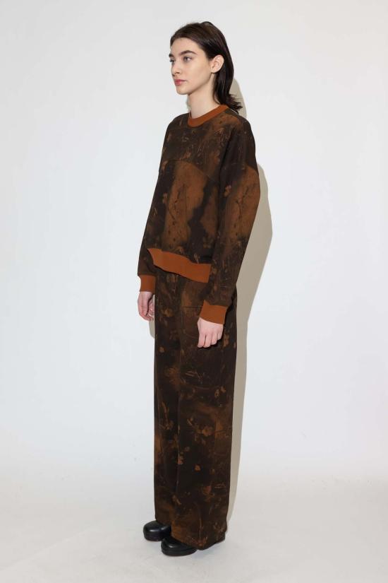  언타이틀드 인 모션 스트레이트 팬츠 무제 In Motion Gaia Sweatpant Faskomilo/Brown - UNTITLED IN MOTION