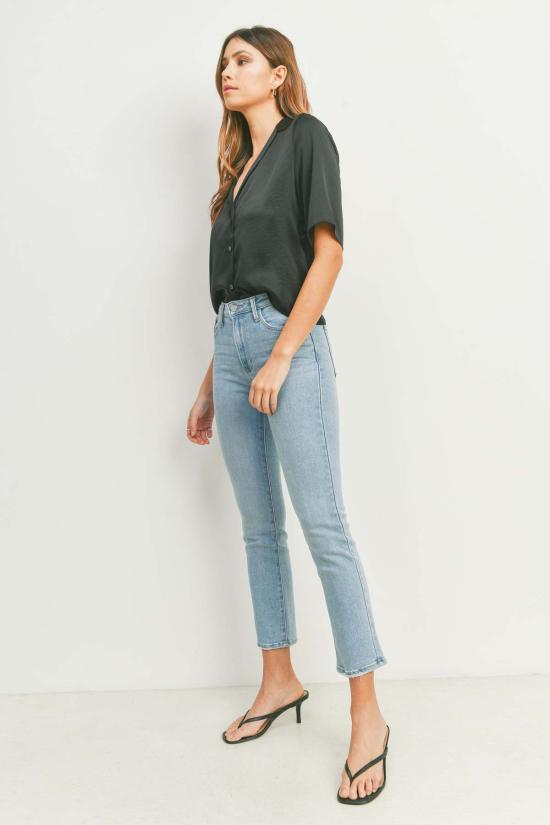 저스트 블랙 데님 데님 팬츠 BP417J BLUE - JUST BLACK DENIM