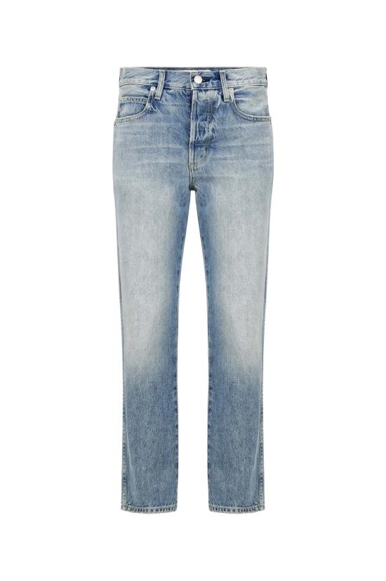  아모 데님 데님 팬츠 143 클래식 90년대 스타일 데님 진 - AMO DENIM